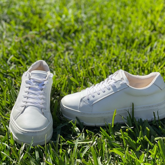 VAGABOND Judy platform Sneakers white leather size 10 $160 - Picture 7 of 16